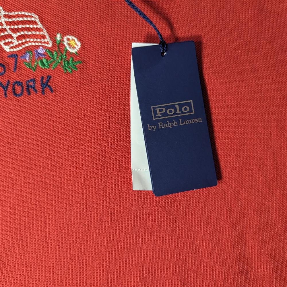 NEW- Size M Men's Polo Ralph Lauren Polo Shirt Cotton Classic Fit Red MSRP$125 - Picture 7 of 9